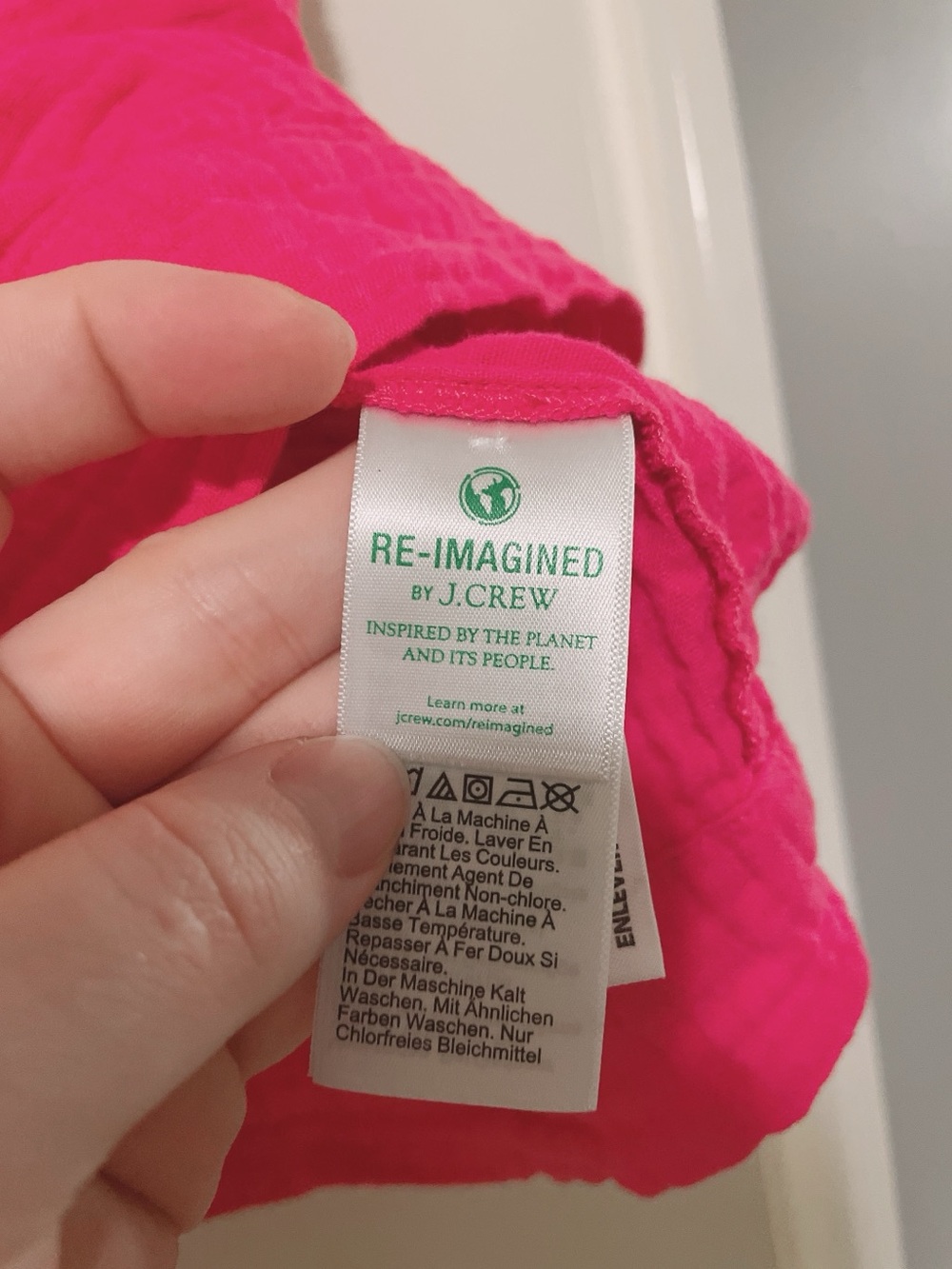 J Crew Pink Gauzy Cotton Boxy Pullover Vest Size XL - Picture 6 of 9